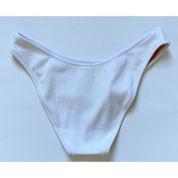J. Crew Curve Bikini Bottom White Size Large NEW - Picture 5 of 6